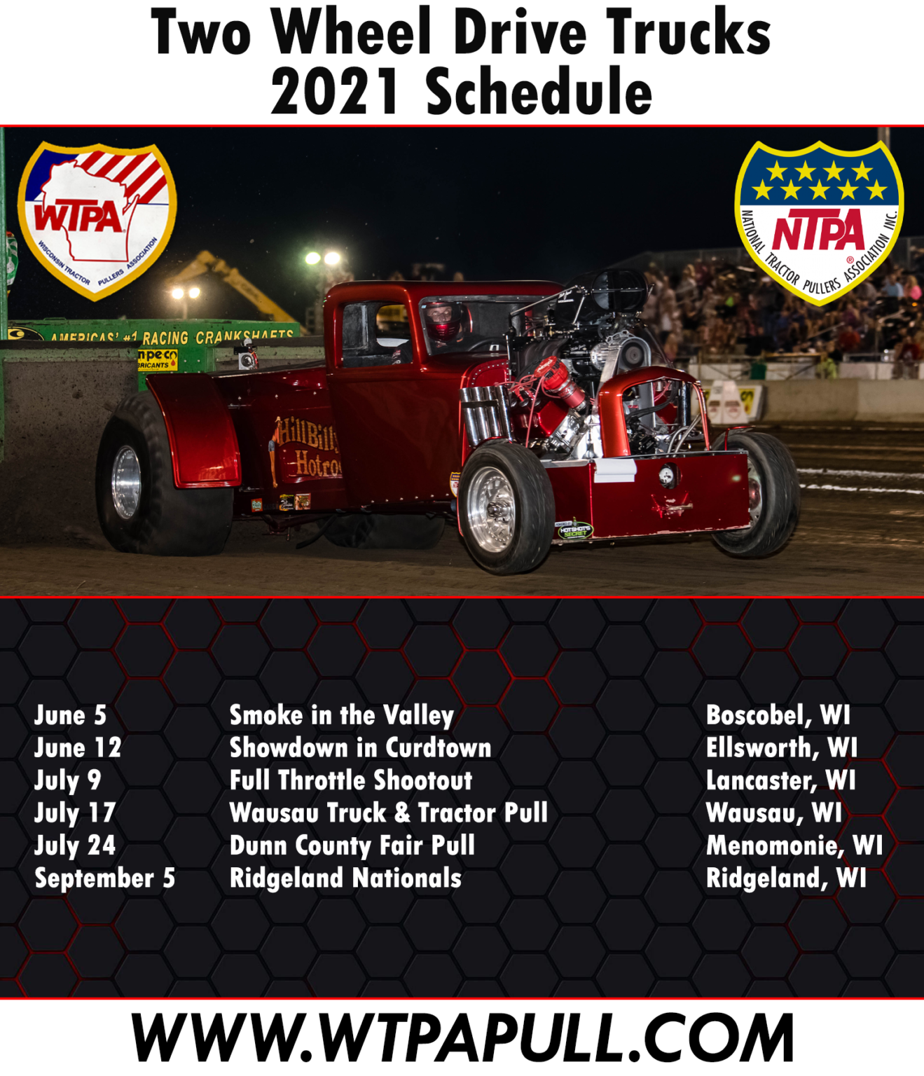 2021 Class Schedules – Wisconsin Tractor Pullers Association