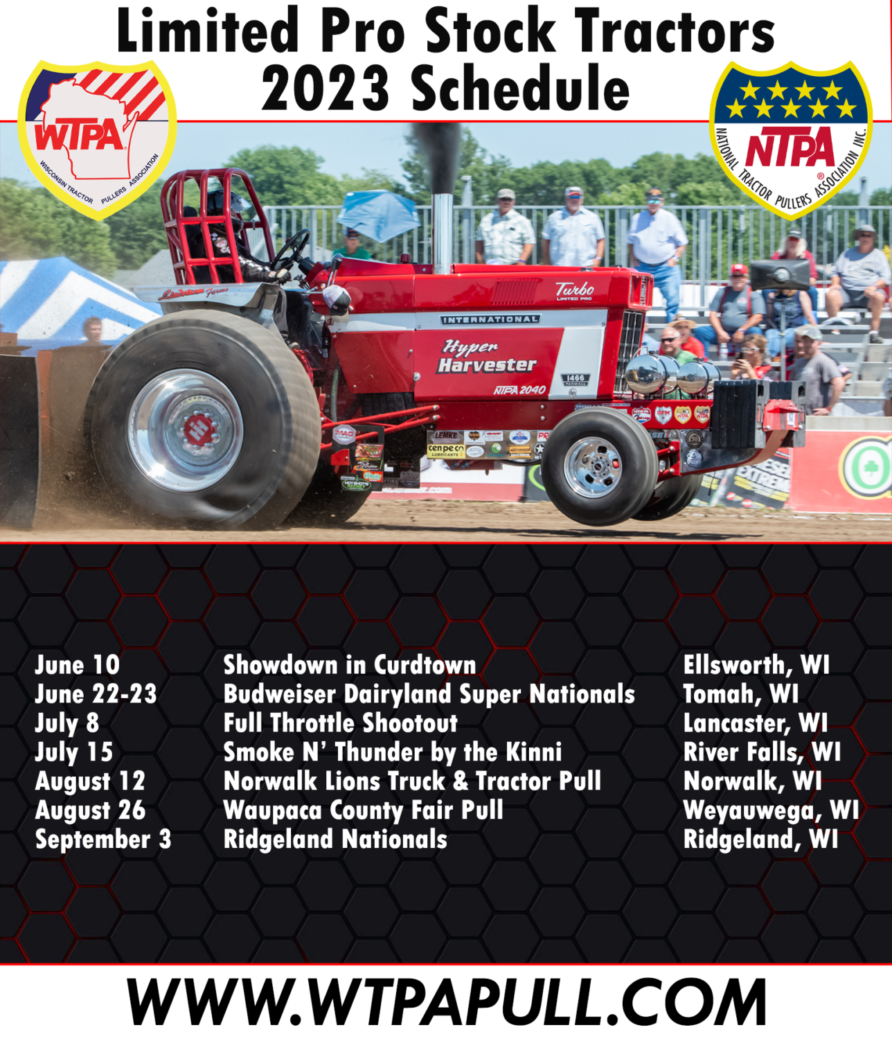 2023 Class Schedules Wisconsin Tractor Pullers Association